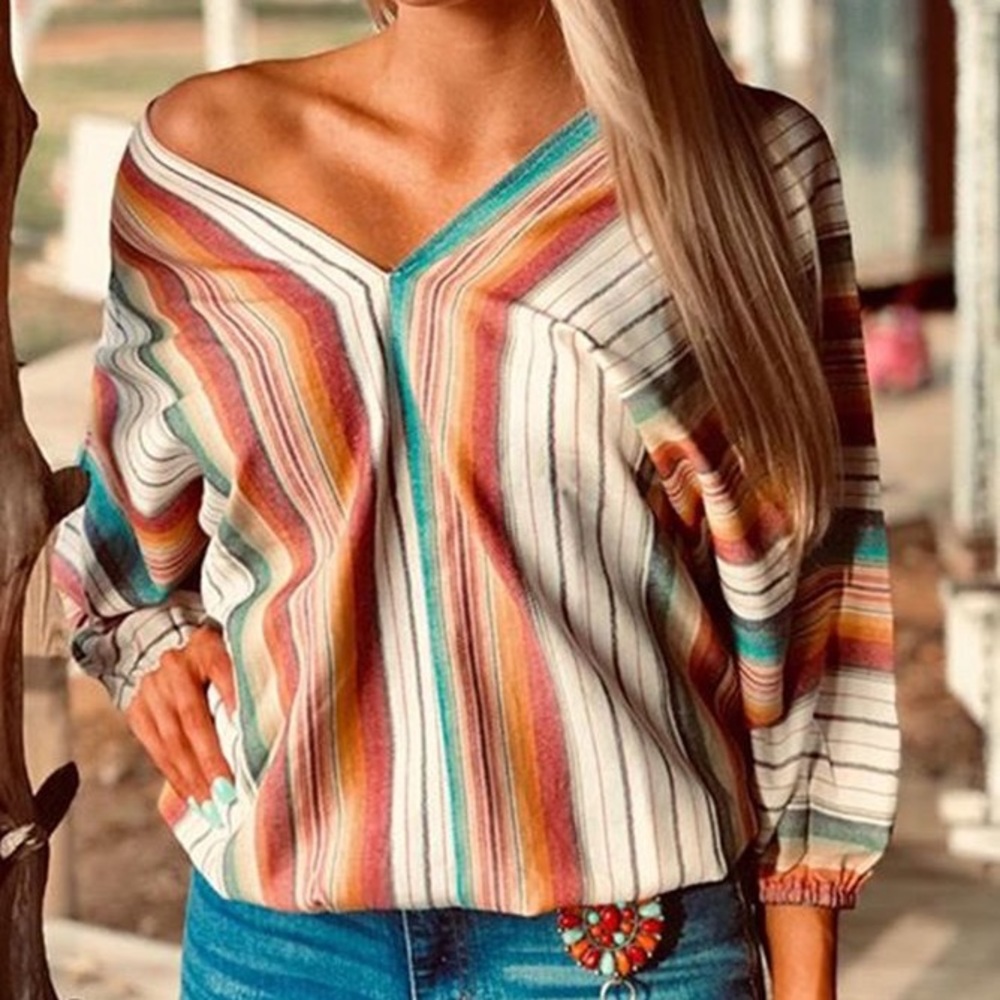 Women’s serape shirt